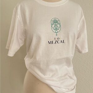 T‎ O Mezcal Unisex Wild Species For Mezcal Boyfriend Minimalist T Shirt White S